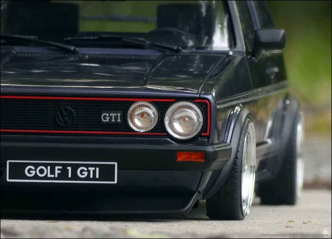 1:12 Tuning VW Golf 1 GTI MK1 1.8L Pirelli mit 3tlg.Echt-Alufelgen [Pirelli]